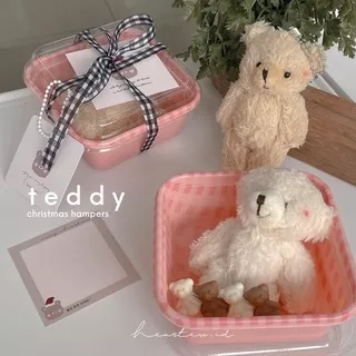 teddy christmas hampers | hampers natal teddy bear | kado natal beruang | set hadiah natal