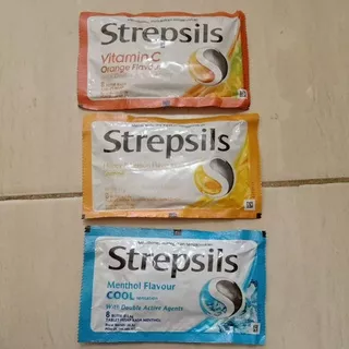 strepsils menthol,honey,orange isi 8 butir 20,8 g