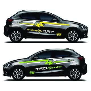 STIKER STICKER MOBIL MAZDA TRD SPORTIVO KEREN STIKER MOBIL TRD SPORTIVO TERMURAH