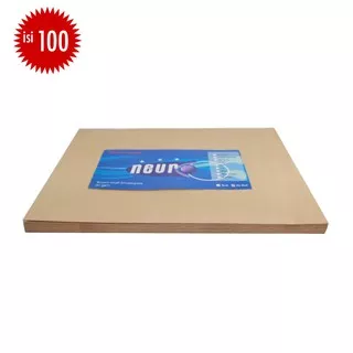 Amplop Coklat 1/2 Folio Lem NEURO (1 Pack Isi 100 Lembar)