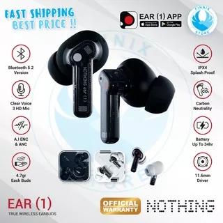 NOTHING Ear 1 TWS Wireless Earbuds Earphones - Garansi Resmi