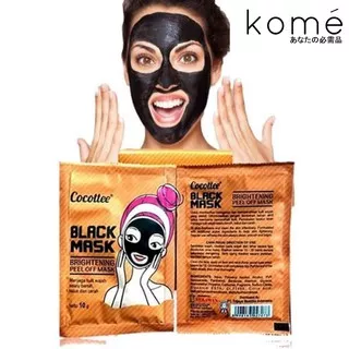 Sachet Cocottee Black mud Face Mask BPOM / Brightening Peel Off Mask / Masker Cocottee