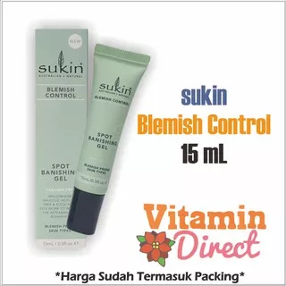 Sukin Blemish Control  Spot Banishing Gel 15mlL (Untuk bekas jerawat dan spot hitam)