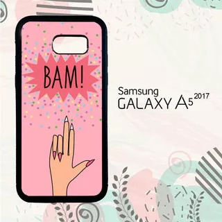 Casing Samsung A5 2017 Custom Hardcase HP BAM! Wallpaper L0311