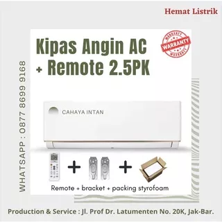 Kipas Angin Model AC 2,5 PK Remote (Polos/Karakter)