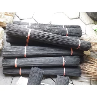 Jeruji Sangkar Hitam 2mm P70cm Isi 300 Batang Ruji Sangkar Eceran Jeruji Kandang Hitam Ruji Sangkar bambu