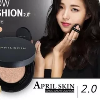 ?xv?FD80 April Skin Magic Snow Cushion 2.0 Black New ?