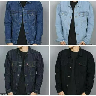 JAKET LEVIS WARNA BIOWASH/JAKET LEVIS HITAM