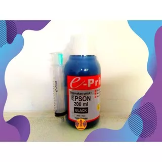 Tinta Printer Reguler E-Print Bulk Ink Epson 200ML Hitam