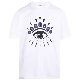 Kaos Pria Kenzo Eye T-shirt Print White Quality Import