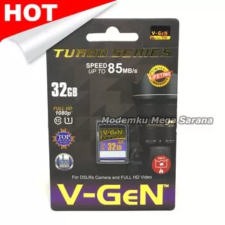 V-Gen SDHC Card UHS1 Turbo - 32GB