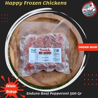 Endura Beef Pepperoni kemasan 500 gr