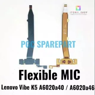 Flexible Connector Mic Lenovo Vibe K5 A6020a40 - K5 Plus A6020a46 - A6020 a40 a46 Fleksibel Konektor