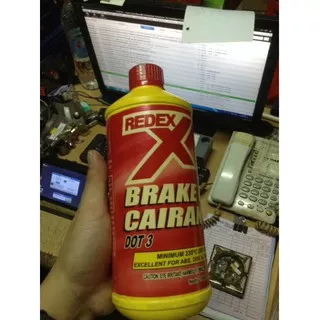 Minyak Rem / Cairan Rem Dot 3 Neutral Redex 1 Liter Merah (57301)