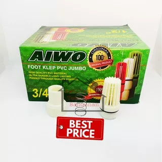 FOOT KLEP AIWO PVC JUMBO 3/4 INCH-KLEP SUMUR-TUSEN KLEP SARINGAN AIR