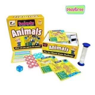 Mainan Edukasi Brainbox Knowledge Box Animals 911B