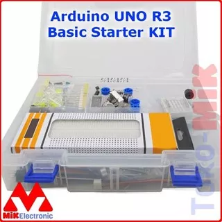 ARDUINO UNO R3 BASIC STARTER KIT BELAJAR LEARNING KIT ARDUINO