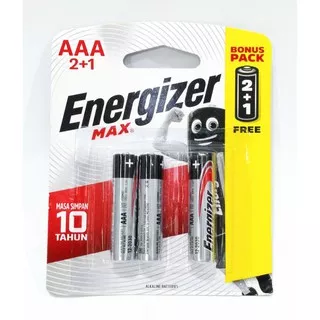 Baterai Energizer MAX AAA 2+1 ALKALINE BATTERIES