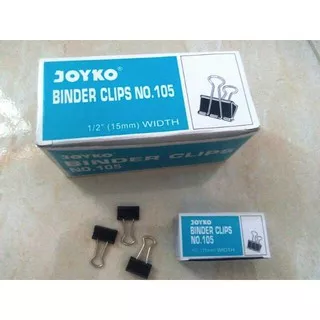 Binder Clip No 105 Merk Joyko (Isi 12 kotak kcl)