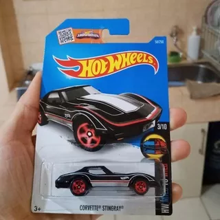 Hot Wheels Corvette Stingray Hitam Hw Mild To Wild