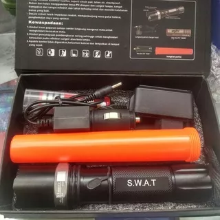 Senter police SWAT magnet 88000W 1cone lalin LED ZXT-T8626