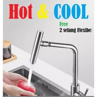 kran air cuci piring flexible kran panas dingin model wasser kran sink kran mixer angsa