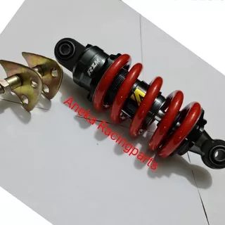 monoshock belakang jupiter mx rzm 205mm bonus peninggi / shock belakang mx