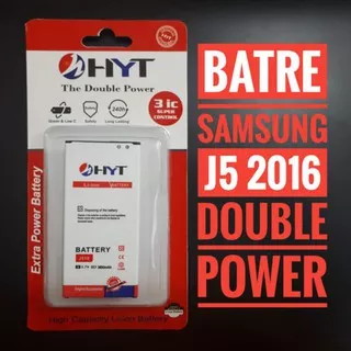 Baterai Batre Samsung J5 2016, j510 Double Power Original HYT