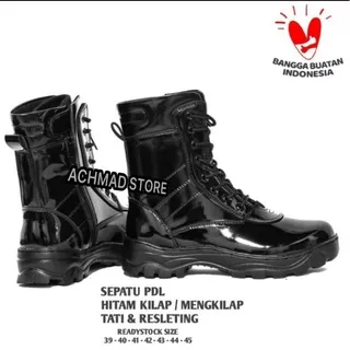 Sepatu PDL TNI POLRI Sepatu PDL JATAH SECURITY BANSER SATPAM Dinas Kulit SAFETY BOOTS
