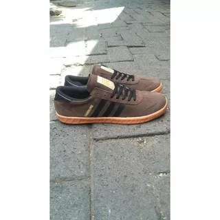 SEPATU ADIDAS HAMBURG PRIA SNEAKERS KETS SEKOLAH - ORIGINAL