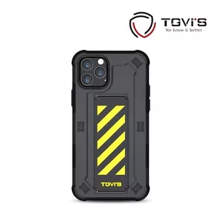 TGVIS - PURSUIT - Back Case / Casing iPhone 11 Pro Max 6.5 - Black Strap Yellow