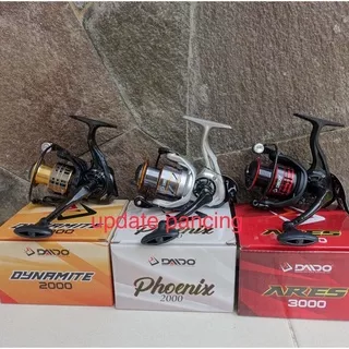 reel pancing DAIDO ARES / DYNAMITE / PHOENIX sudah one way , karet di drag spool 800, 1000, 2000, 3000