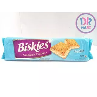 BISKIES Sandwich Crackers Vanilla 108Gr