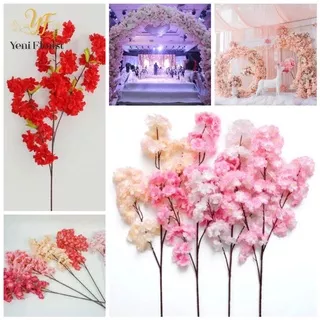 bunga sakura / Cherry blossom hiasan dekorasi /bunga artificial artifisial /sakura besar jumbo