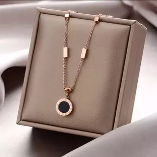 Kalung Titanium Anti Karat Wanita Ori/Kalung Titanium Gold/Kalung Titanium Asli  Anti Luntur/Kalung Titanium Terbaru Korean Style Import High Quality 2022