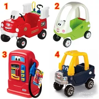 LITTLE TIKES RIDE ON KID TOY FIRE TRUCK COZY COUPE SPORT PUMPER TRUCK