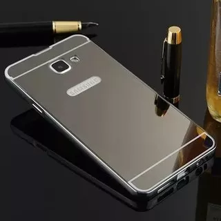 Bumper Case Mirror  Samsung Galaxy A5 2016 A510 Backcase Hardcase Casing Slide Case alumunium Metal