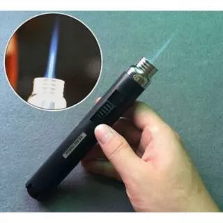 Pencil blow torch portable camping butane gas lighter mini jet pen korek api bara