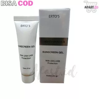 Ertos Sunscreen Gel - Sunblock Wajah UV Protection Sunblok Pelindung wajah Skincare Original BPOM