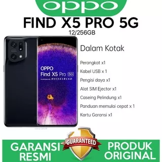 OPPO FIND X5 PRO 5G RAM 12/256GB GARANSI RESMI OPPO SELURUH INDONESIA