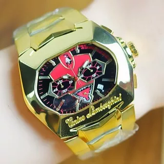 Jam tangan Lamborghini Grand Chrono Tanggal Aktif  /Jam Tangan Pria Terbaru Rantai Stainlles