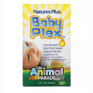 Natures Plus Baby Plex Multivitamin Liquid Drop Animal Parade 60ml