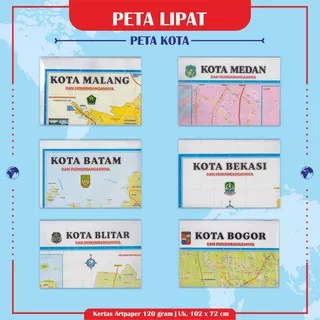 Peta Lipat Kota Malang Peta Kota Medan Peta Kota Batam Peta Kota Bekasi Peta Kota Blitar Peta Bogor
