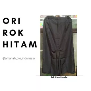 ROK HITAM PANJANG/ROK UJIAN CAPEL PUTRI GONTOR/SERAGAM UJIAN CAPEL GONTOR PUTRI/ROK HITAM FORMAL