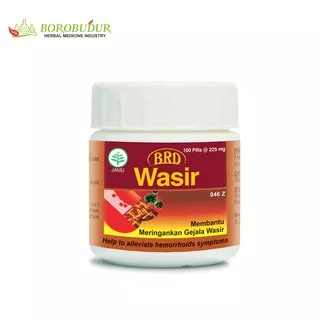 Borobudur Herbal - Membantu meringankan gejala wasir. BRD WASIR 100 PIL
