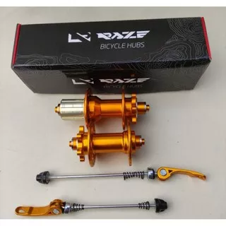 Freehub Raze 32H Sproket Hub Cassete Jangkrik Gold Merah