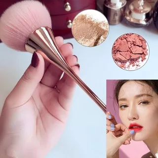 Soft Makeup Brush Rose Gold Powder Blush Large Cosmetic Foundation Brushes