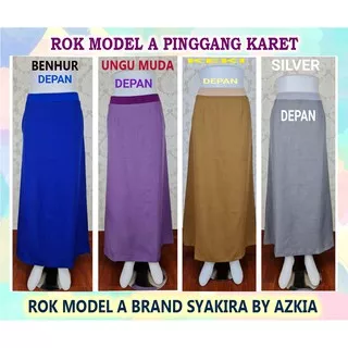 Rok Kerja Model A Full Karet-Rok Wanita-Rok Kantor-Rok Kerja-Rok Kuliah-Rok A 2021