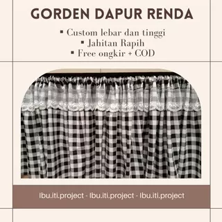 GORDEN DAPUR RENDA GORDEN KOLONG DAPUR KOTAK KOTAK