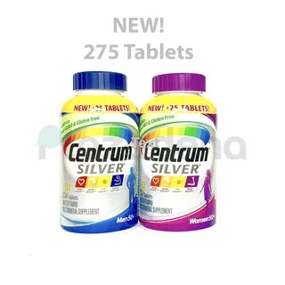 Centrum Silver Men 50+, Centrum Silver Women 50+ 275 Tablets